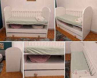 Lettino Ikea con cassettone