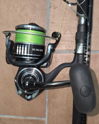 Shimano grappler m80q Daiwa BG 8000 MQ spinning to