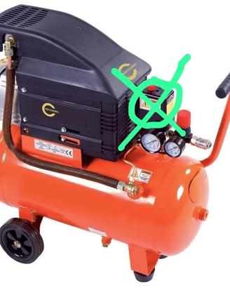 Compressore Valex 25L pressostato da riparare