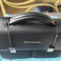 Piquadro borsa porta pc pelle nera. Nuova