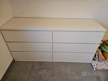 Cassettiera MALM Ikea 6 cassetti