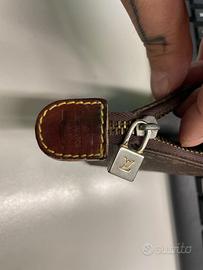 Clutch in pelle monogramma Louis Vuitton vintage