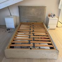 Letto con cassettiera una piazza e mezzo