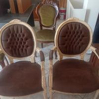 poltroncine in stile veneziano 