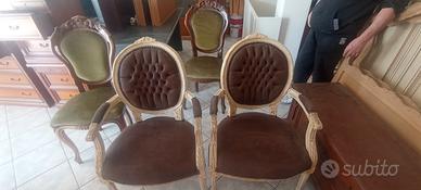 poltroncine in stile veneziano 