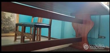 TAVOLO LEGNO MASSELLO DA TAVERNA COME NUOVO