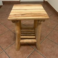 Sgabello legno massiccio