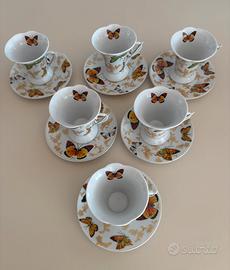 Servizio caffe vintage da 6