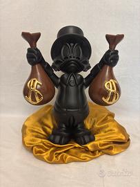 Statua Paperon de’ Paperoni nera Pop Art 45 cm