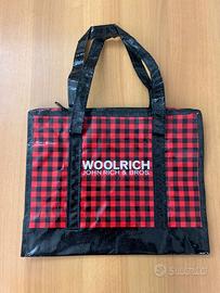 Borsa eco shopper Woolrich con maniglie 35x28 cm