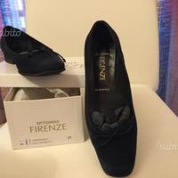 Ballerine blu Artigiana Firenze