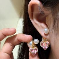 Orecchini DIOR con perle rosa