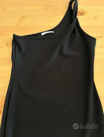 Vestito monospalla Pull&Bear nero donna - Taglia L