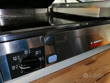 piastra professionale doppia in vetro ceramica.