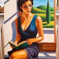 Varie opere ad olio su tela e tavola