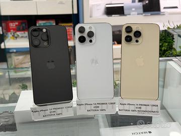 Apple iPhone 14 PRO MAX 128GB - BATTERIA 100%