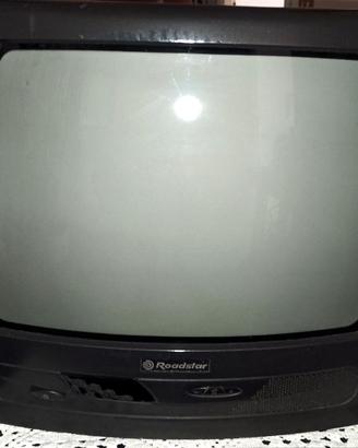 TV COLOR CRT ROADSTAR 14" GAMING FUNZIONANTE