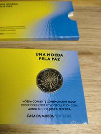 2 euro PROOF Portogallo 2023Una moneta per la Pace