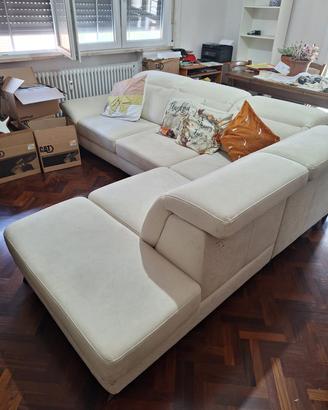 Divano letto  angolare  con  contenitore 
