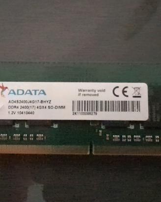 ram ddr4 sodimm 4Gb