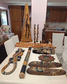 Stock esclusivo oggetti arte etnica 