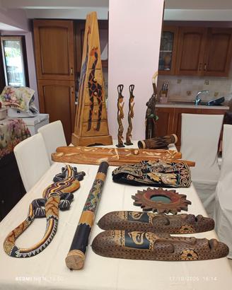 Stock esclusivo oggetti arte etnica 
