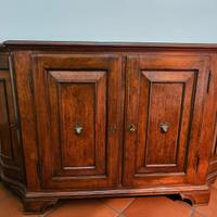 Credenza scantonata primi 900 in legno di noce