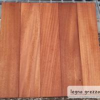 Parquet legno massello listoncelli Afrormosia