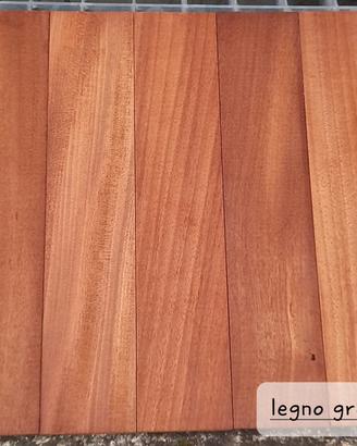 Parquet legno massello listoncelli Afrormosia