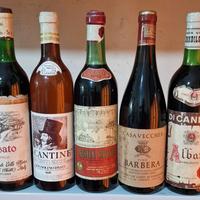 Bottiglie di vino da collezione