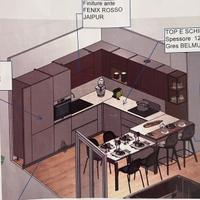 Cucina nuova componibile da negozio + elettrodome