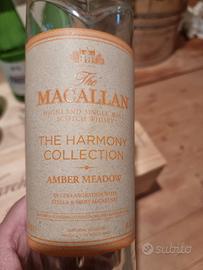 Bottiglia vuota di Macallan con astuccio
