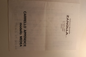 Carrello appendice Zanolla