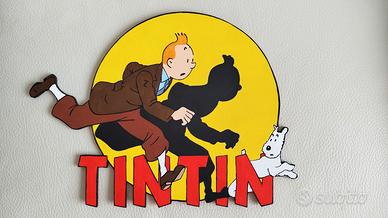 Decorazione Muro - Orologio Tin Tin