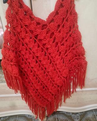 Poncho in lana