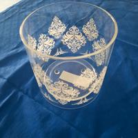 Porta candele in vetro