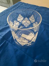 Porta candele in vetro