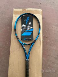 babolat pure drive 300gr _ 16/19 _ manico 2 NUOVA