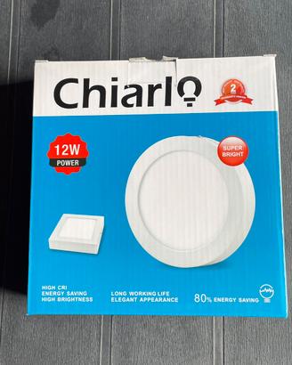 Plafoniera Faretto LED Chiarlö 12W