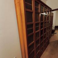 libreria in legno rovere 