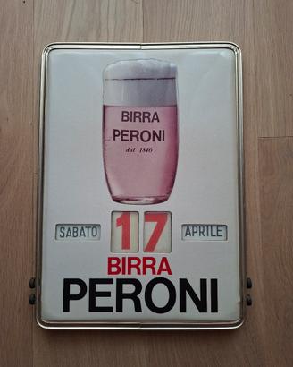 Calendario  Birra Peroni Roy Vercelli  anni 60