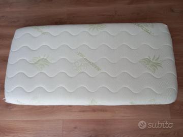 Materasso lettino 120x60x21 in aloe vera