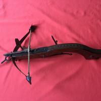 Balestra in legno vintage 33 cm da collezione