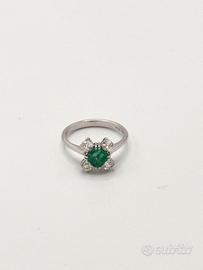 Anello oro bianco 18kt