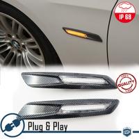 FRECCE LED Laterali per Bmw X3 E83 CANBUS Carbonio