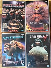 Critters 1, 2, 3, 4 Saga Completa Dvd Ed. Italiana
