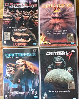 Critters 1, 2, 3, 4 Saga Completa Dvd Ed. Italiana