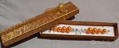 bracciale di perle fatto a mano 