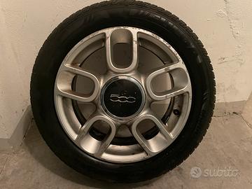 Set 4 Cerchi in Lega ORIGINALI FIAT 500 da 15
