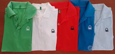 Polo Benetton 10-11 anni mezza manica